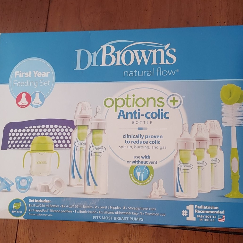 Dr Browns Natural flow options+ Anti colic bottle